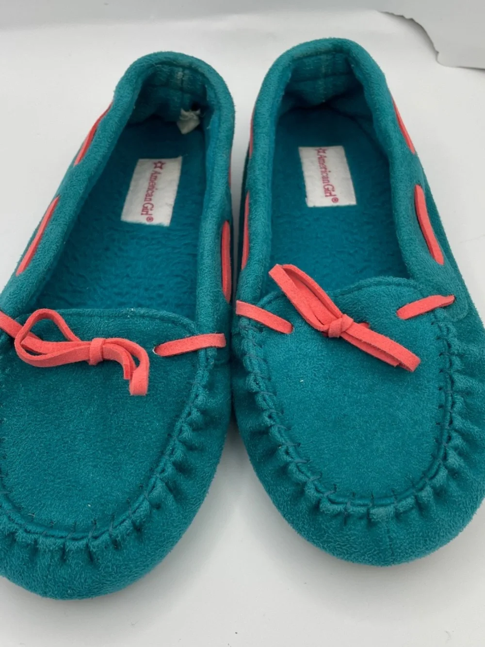 American Girl Tenney grant moccasin loafer slippers girls Size 3 1/2